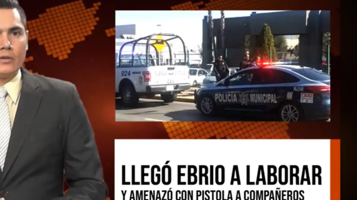 Llegó ebrio a laborar